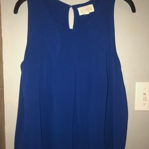 Blue Tank Blouse